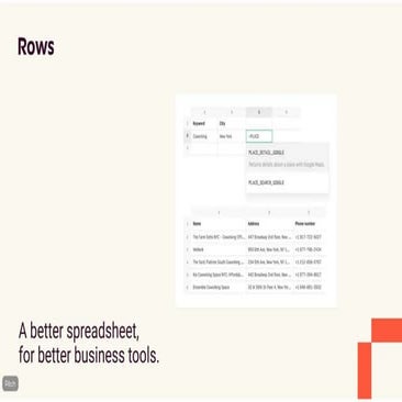 Rows Pitch Deck