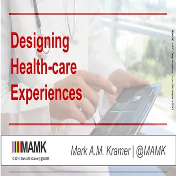 Designing Health-care Experiences - RoX2014 Ignite Talk