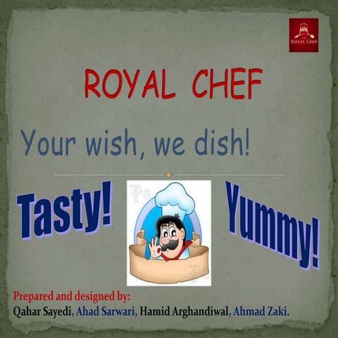 Restaurant business plan.... by Qahar Sayedi