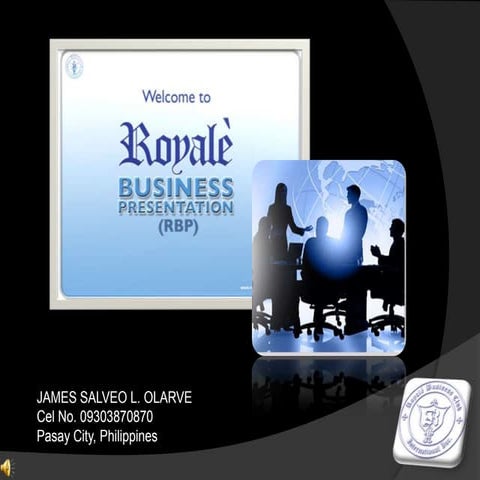 Royale business presentation video