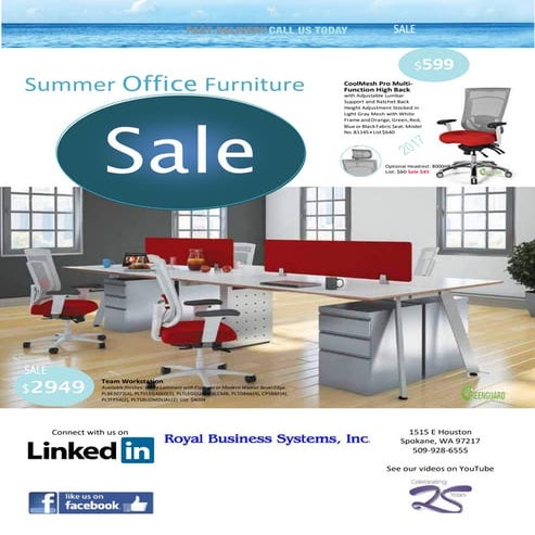 Royal summer furniture flyer
