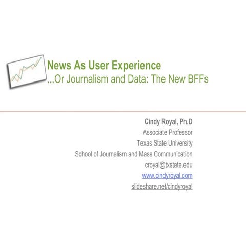 News As User Experience 2015