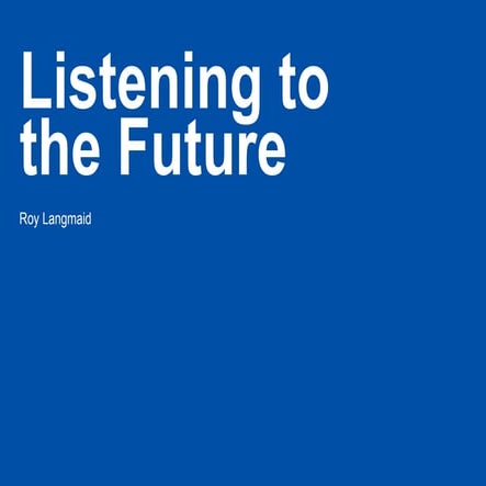 Roy Co creation talk slides