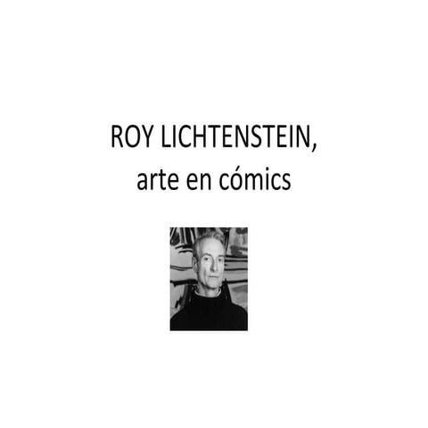 Roy lichtenstein