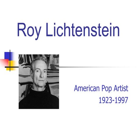 Roy lichtenstein