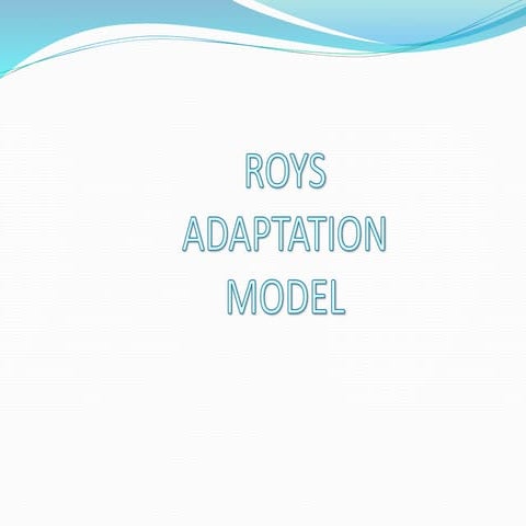 Roys adaptation model.pptx