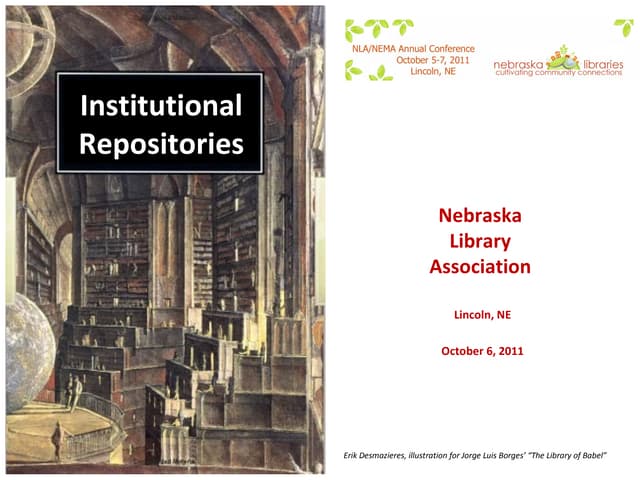 Institutional Repositories (NLA 2011)