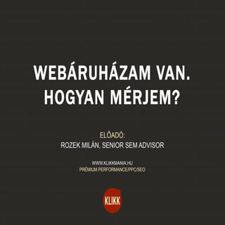 Webaruhazam van. Hogyan merjem? - K...