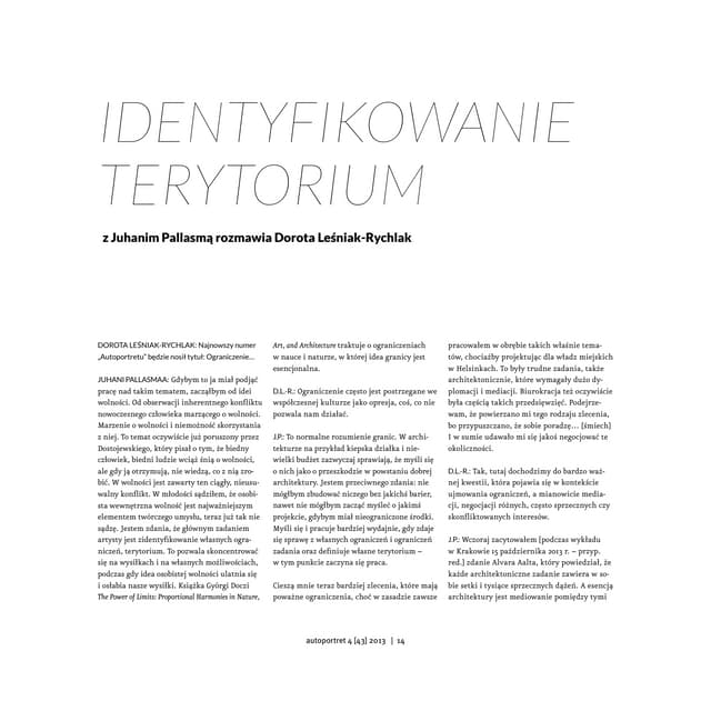 Identyfikowanie terytorium