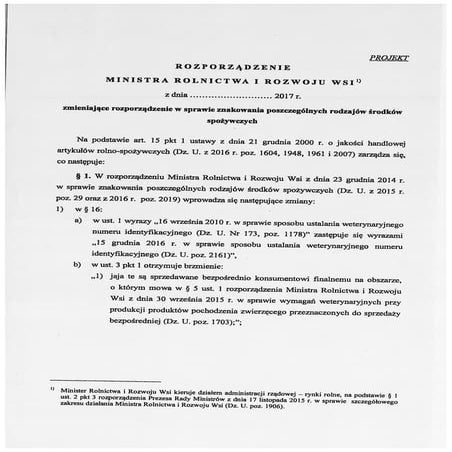 Rozporządzenie W Sprawie Znakowania środków Spożywczych 2017