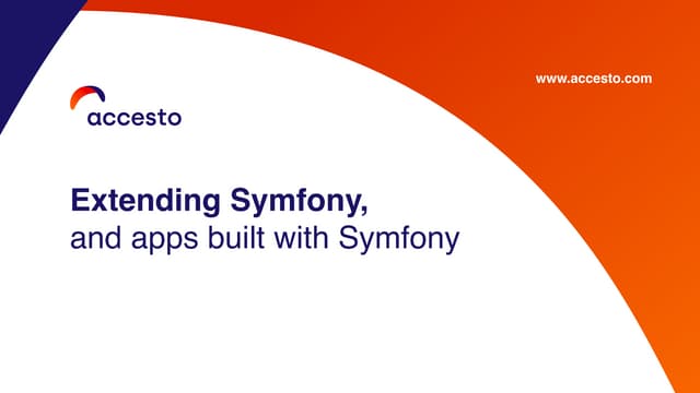 Rozszerzalność Symfony - PHPCon 2023