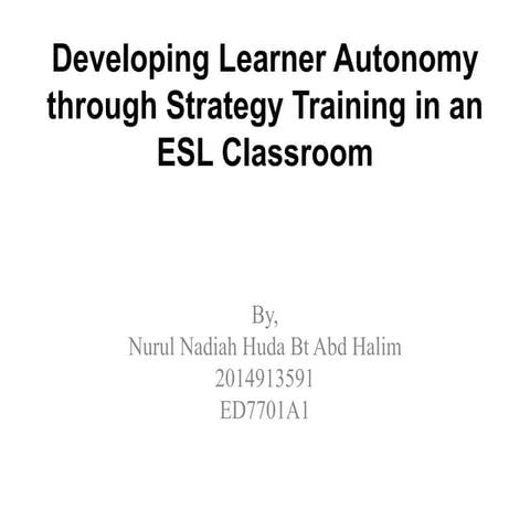 Research Proposal Presentation