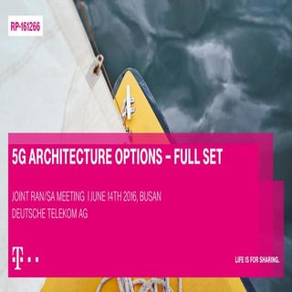 Overview 5G Architecture Options fr...
