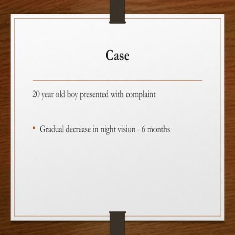 Retinitis Pigmentosa