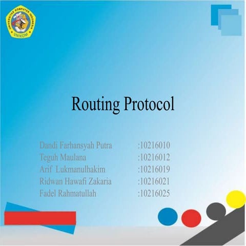 Routing Protocol | PPTX