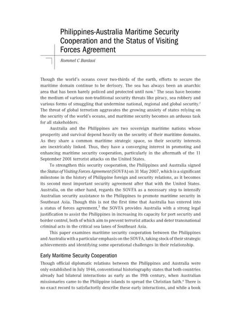 Philippine-Australia maritime security cooperation by banlaoi