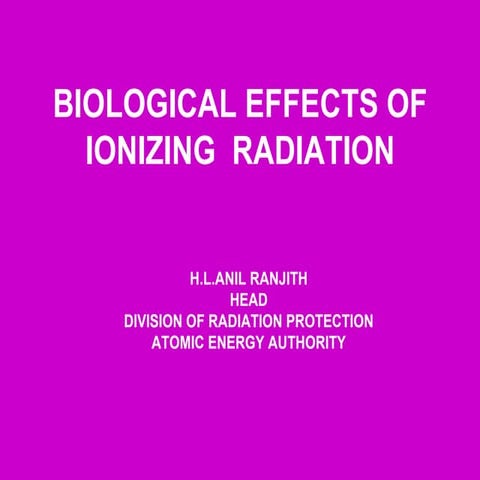 Rp003 biological effects of ionizing radiation 2