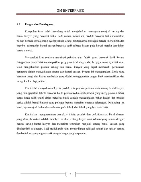 Rancangan Perniagaan