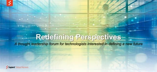 Redefining Perspectives 12th edition Session 1