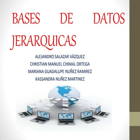 Bases de datos jerarquicas