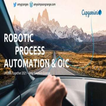 Robotic Process Automation - An Overview 