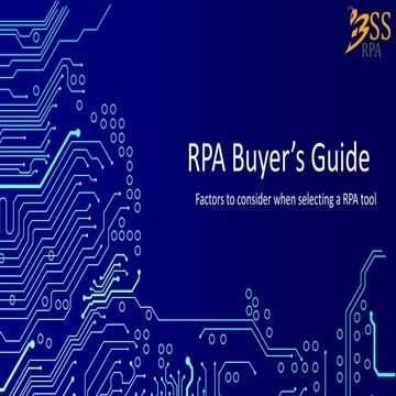 Rpa buyers guide