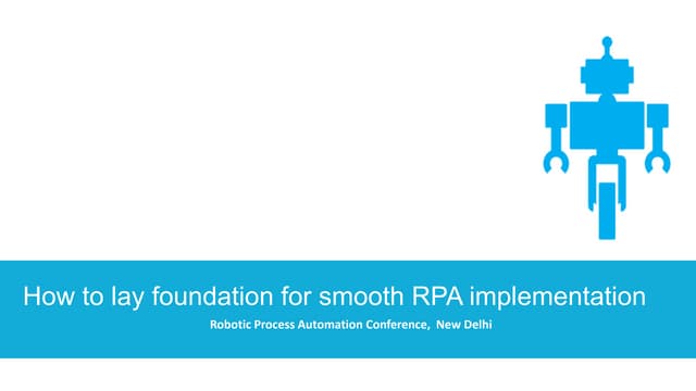 Rpa conference new delhi