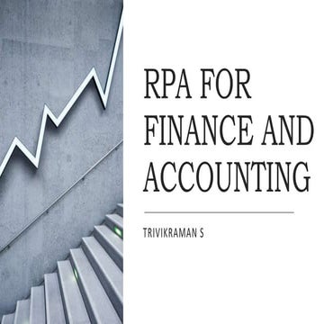 Rpa for finance and accounting
