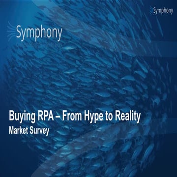 Buying RPA - From Hype to Reality