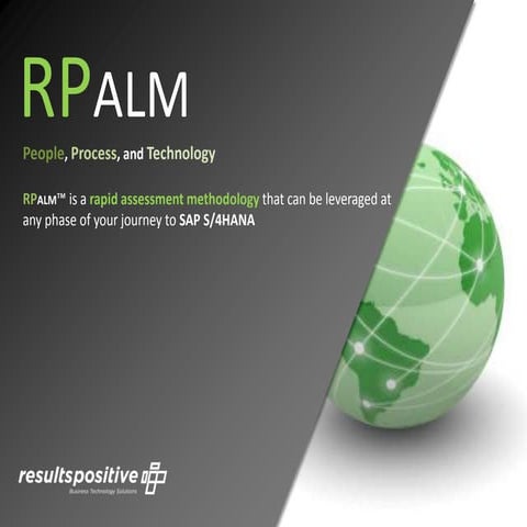 RPALM for SAP S/4 Journey