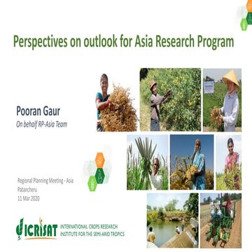 Perspectives on outlook for Asia Research Program: Asia Regional Planning Mee...