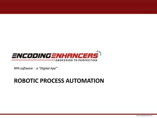 Robotic Process Automation Services