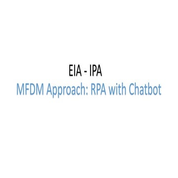 How rpa works along with chatbot with tt | PPTX