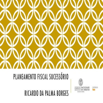 RPBA - Planeamento Fiscal Sucessório