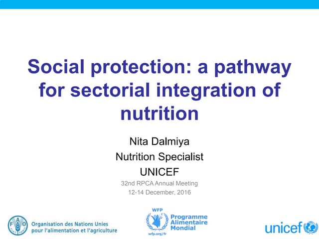 Social protection: A pathway for se...
