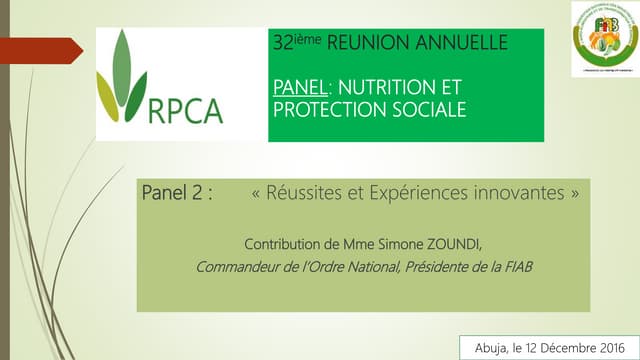 Nutrition et protection sociale: ré...