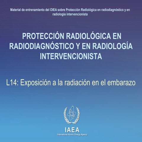Exposición a la radiación en el embarazo