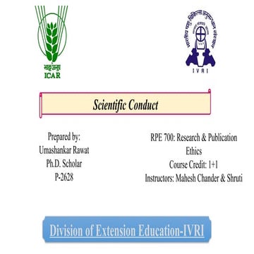 Research & Publication Ethics (Scientific Conduct).pptx