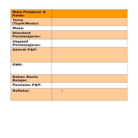 Tapak rph | DOCX