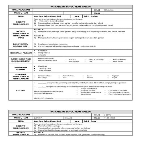 Rph psv peralihan | DOCX