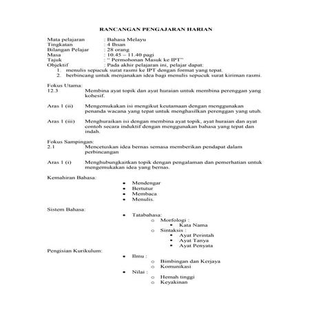 Rph surat rasmi | DOCX