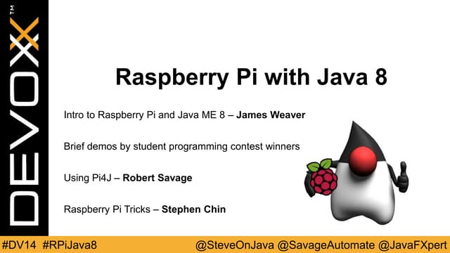 Raspberry Pi with Java 8