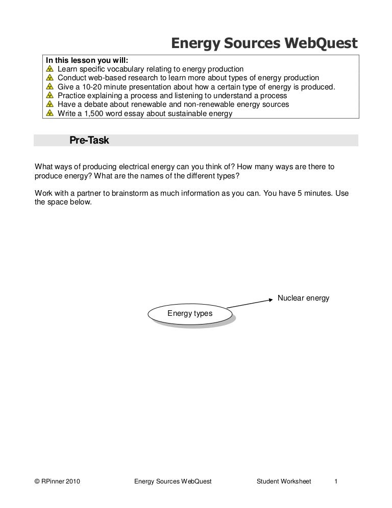 essay on alternative energy sources