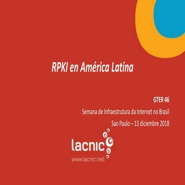 RPKI en America Latina y el Caribe