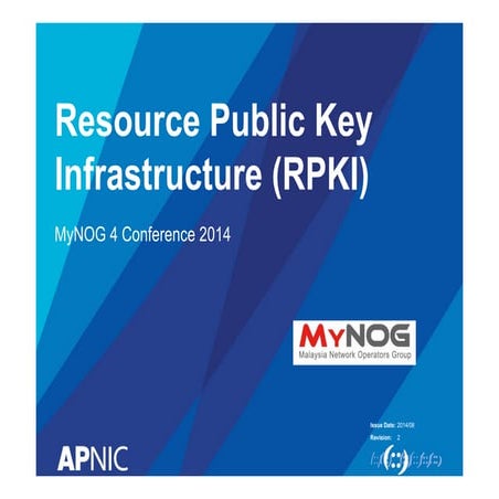 Introduction to RPKI - MyNOG