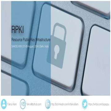 RPKI (Resource Public Key Infrastructure)