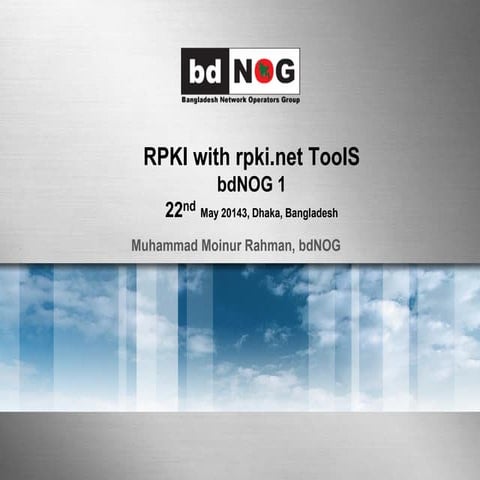 RPKI with rpki.net Tools