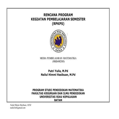 Rpkps media pembelajaran 2016