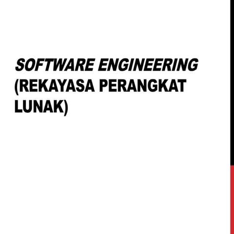 model proses dalam pengembangan perangkat lunak | PDF