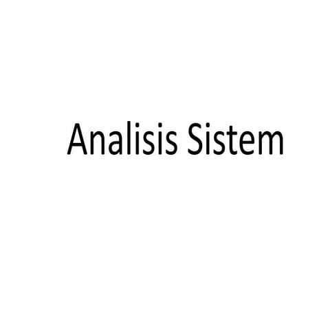 Rpl 6-analisis sistem